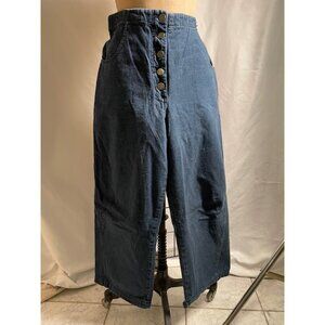 Rachel Comey barrel leg blue cotton jeans_Size 10